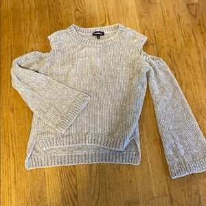 Express cut out shoulder sweater